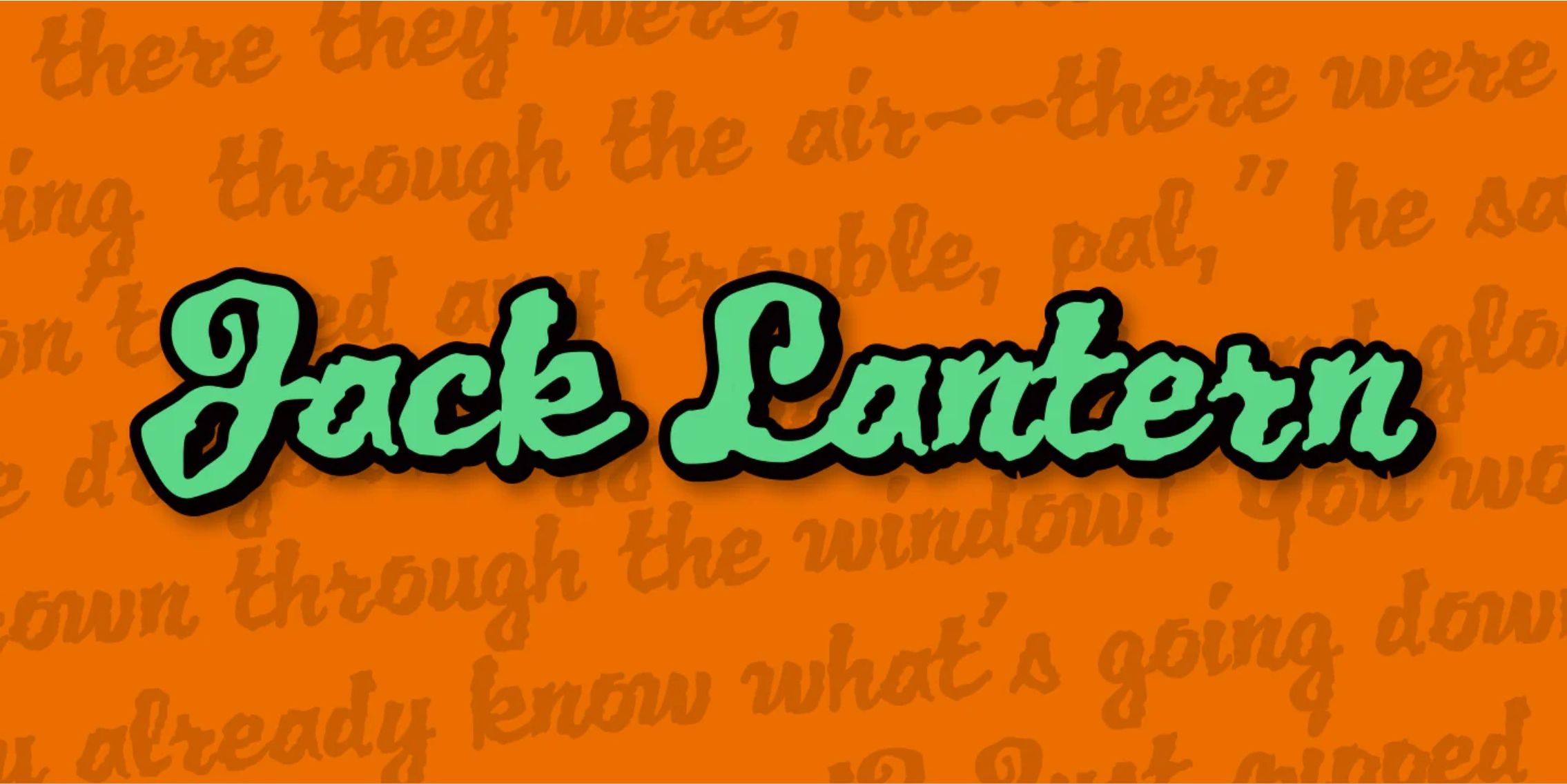 Spooky Font 3