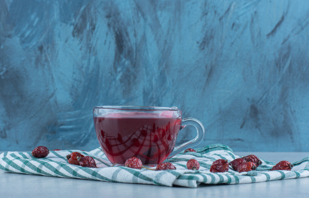 Blueberry Ginger Hot Toddy