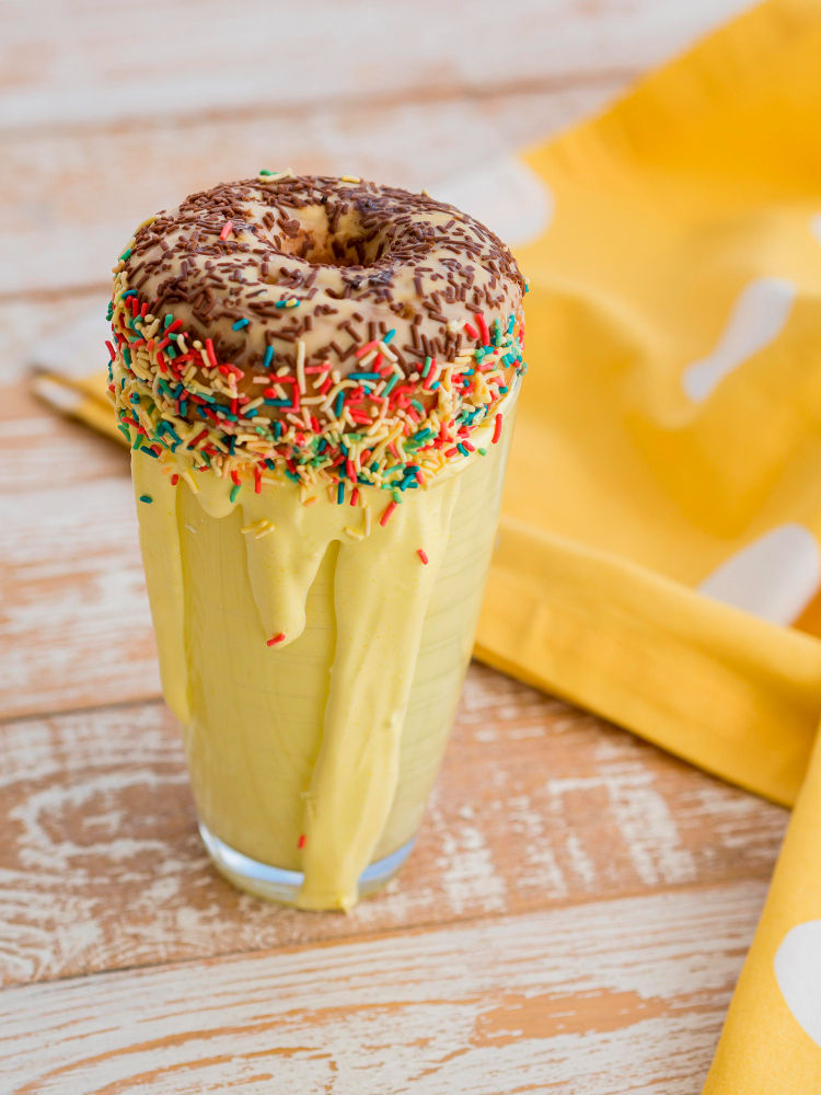 Caramel Fuji Apple Donut Shake