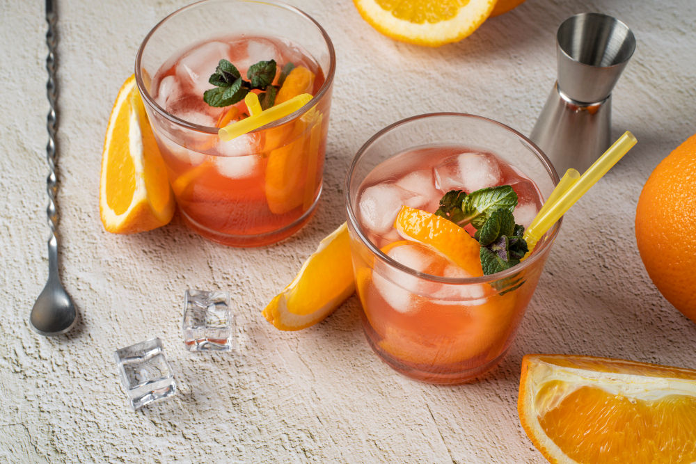 Tangerine Rosemary Mocktail