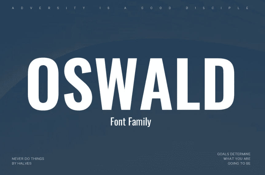 Oswald Font