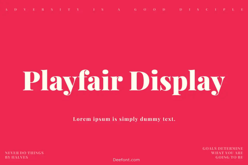 Playfair Display Font