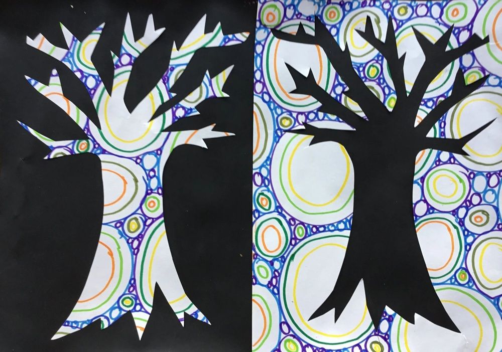 Positive and negative spaces