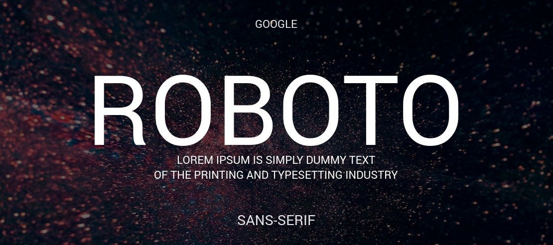 Roboto Font