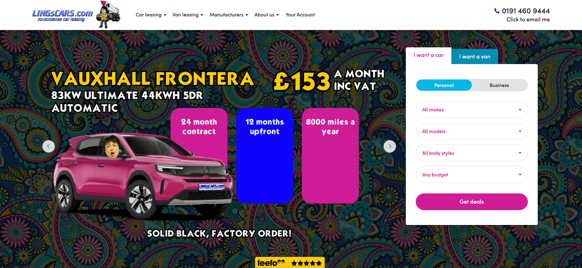 website with heavy animations and visual clutter