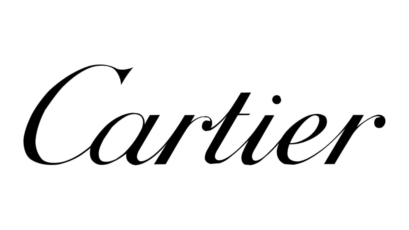 Cartier using Script Typography