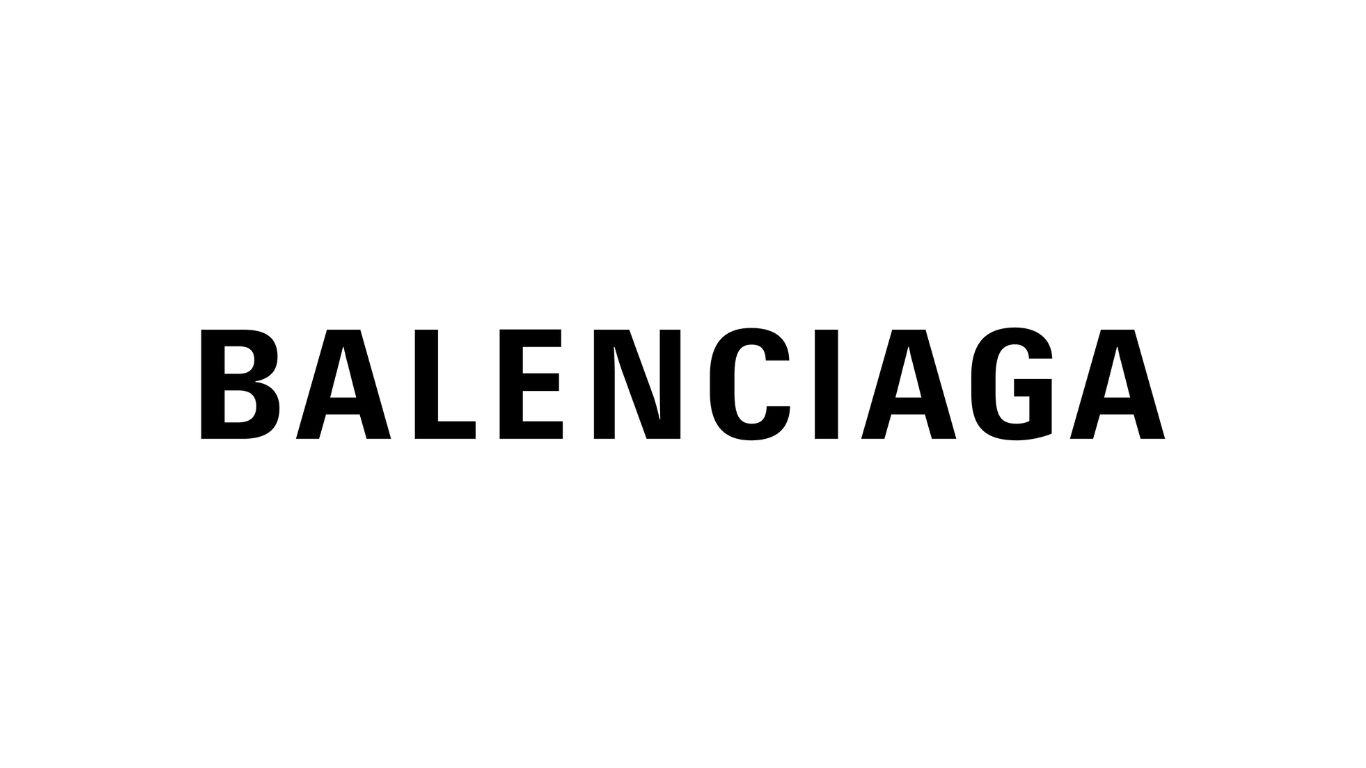 Balenciaga logos using Black-and-White Identity