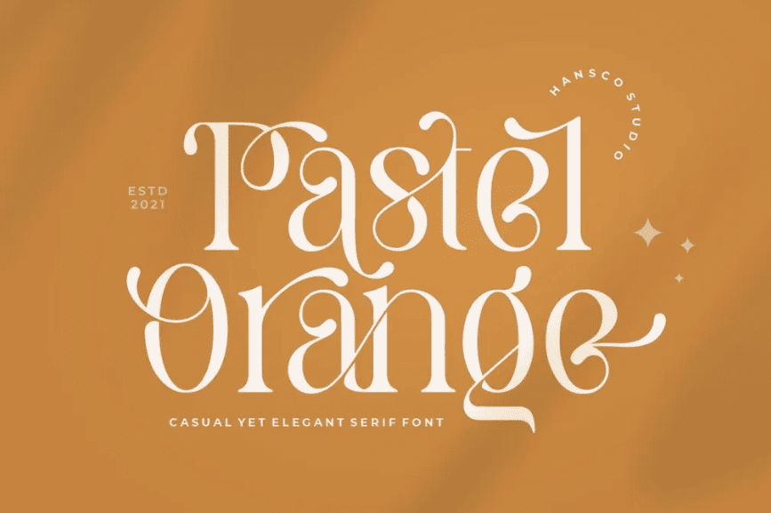 14. Pastel Orange