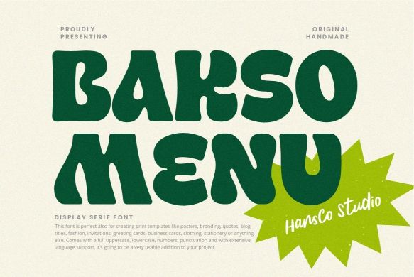 Bakso Menu Demo