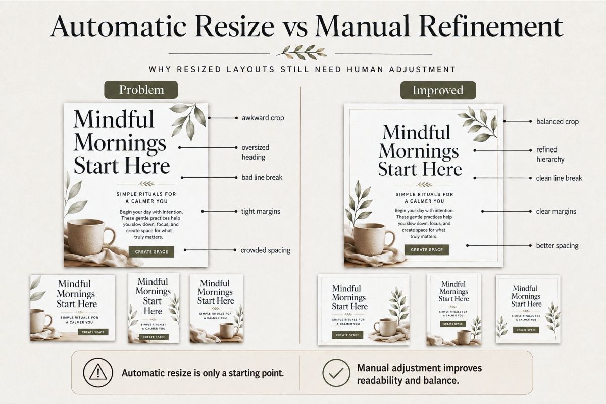 Canva Design Size Guide For Printables Wall Art Cards And Labels Preview7  Automatic Resize Vs Manual Refinement 1