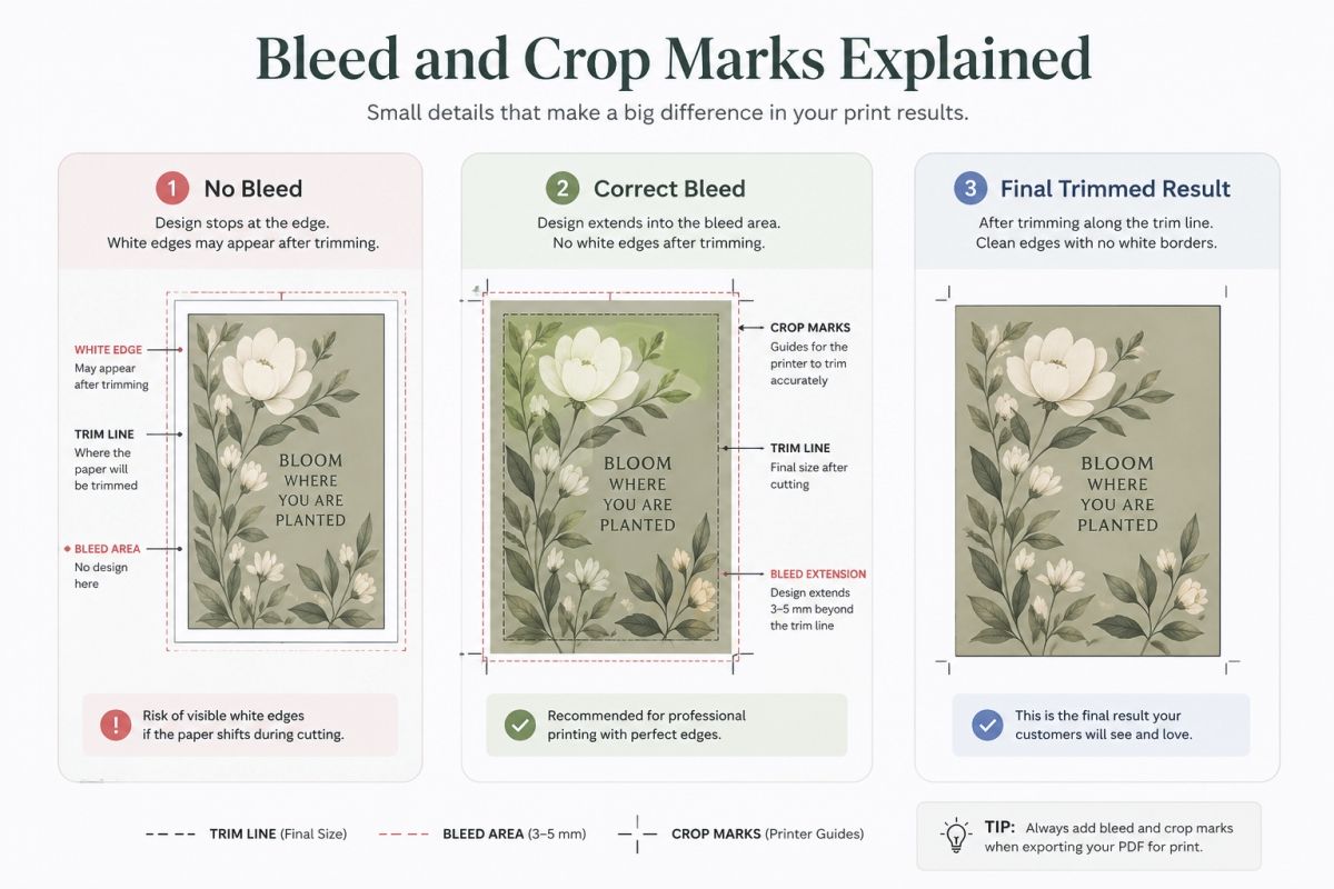 Canva Pdf Print Settings How To Export Printables The Right Way Bleed And Crop Marks Explained