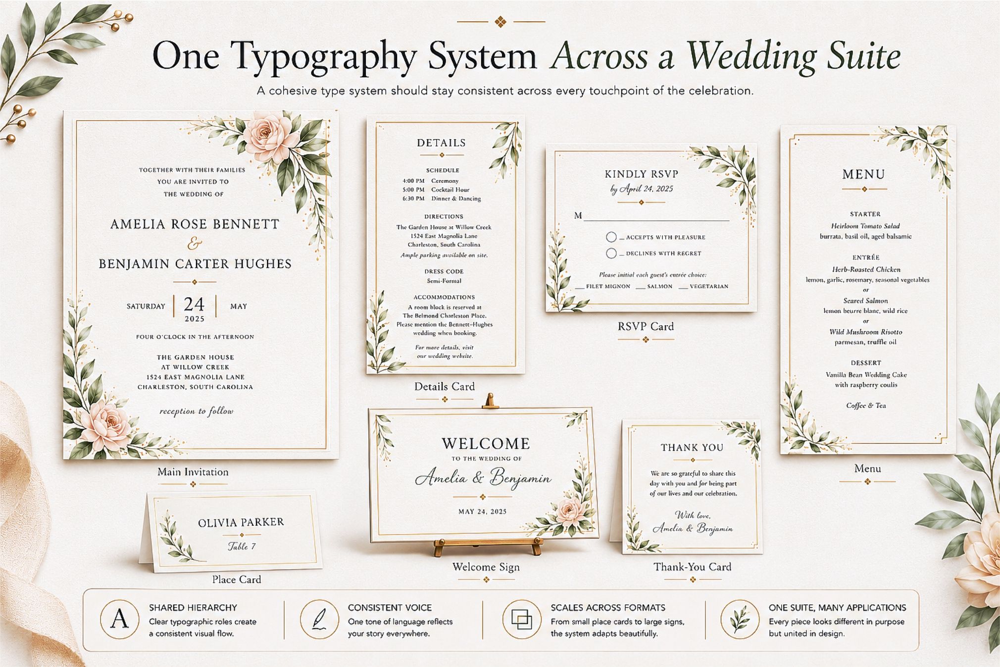Canva Wedding Invitation Tutorial For Elegant Printable Designs Elegant Wedding Stationery Design System