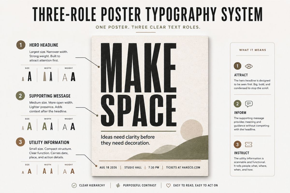 Condensed Fonts For Posters How To Create Strong Vertical Impact Typography System Design Guide