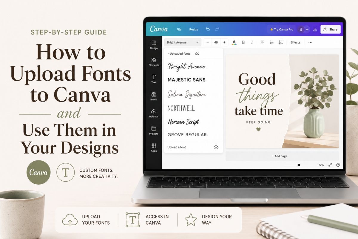 How To Upload Fonts To Canva 1