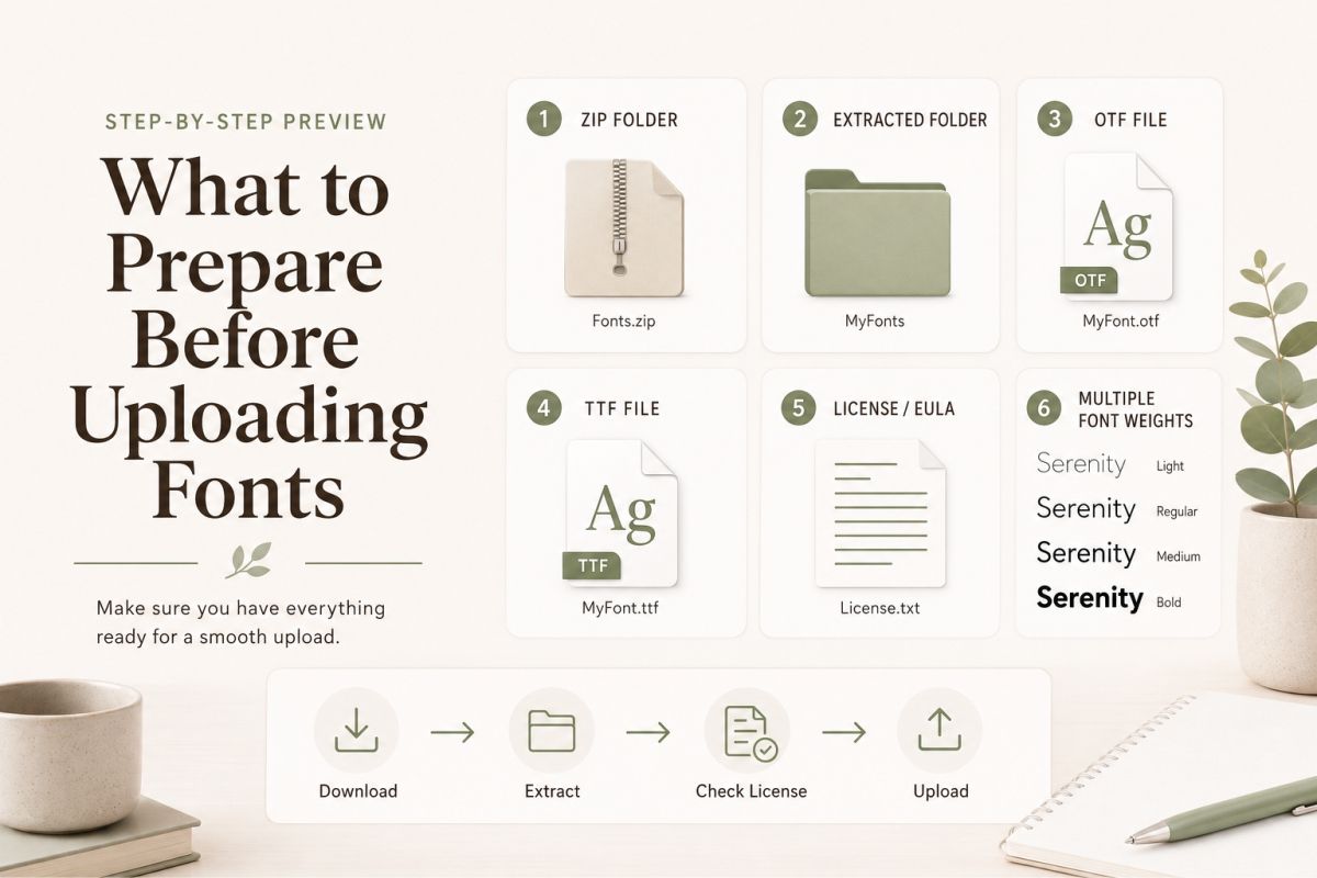 How To Upload Fonts To Canva Step By Step Font Upload Guide