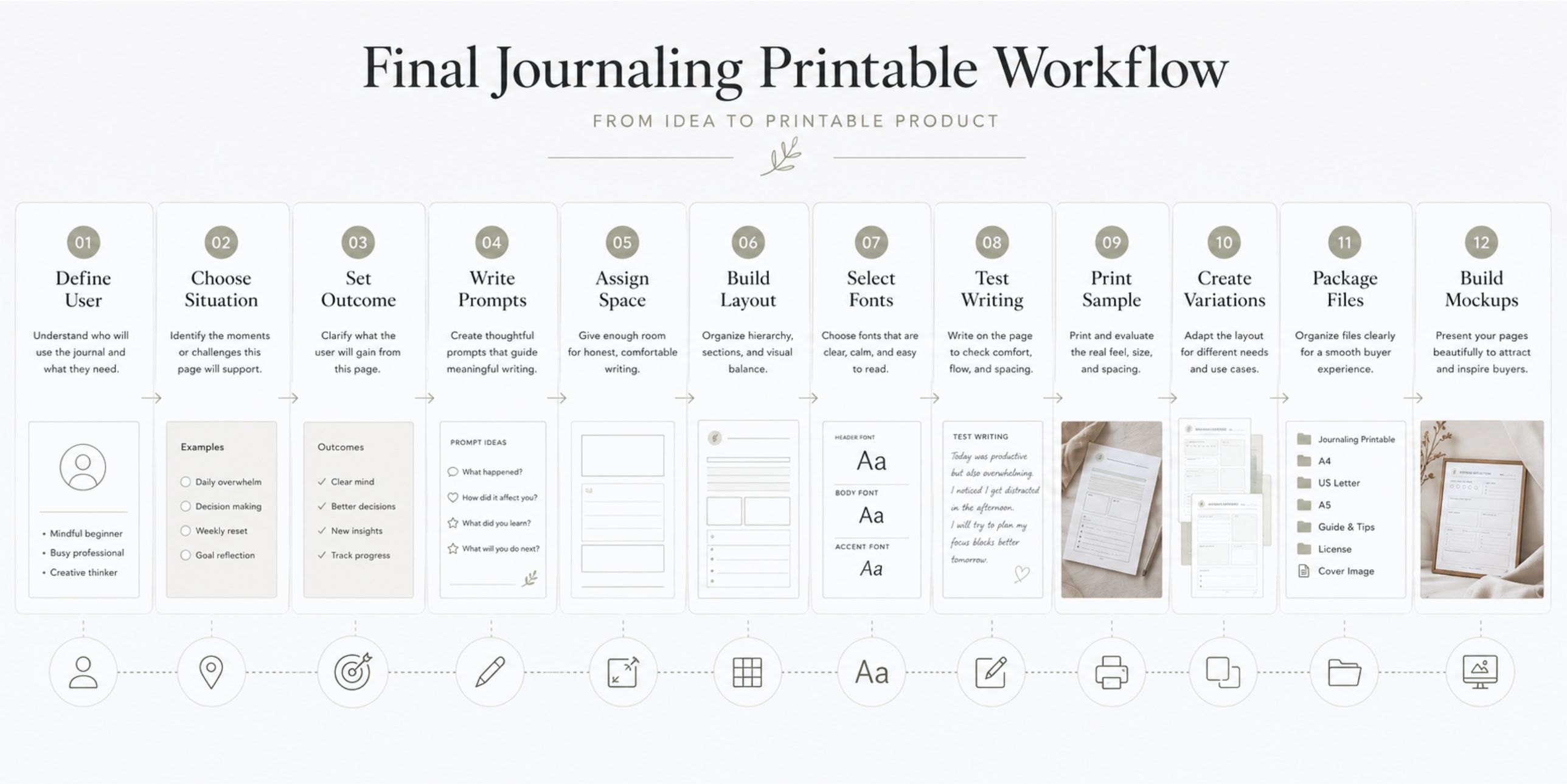 Journaling Printables For Reflection Creativity And Daily Clarity Preview7  Final Journaling Printable Workflow