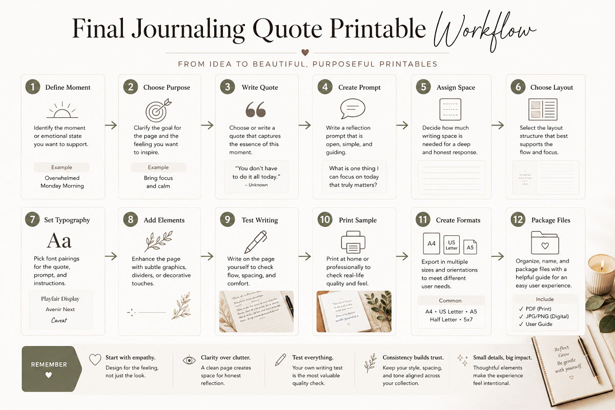 Journaling Quotes Printable Ideas For Reflection Pages And Self Care Layouts Final Journaling Quote Printable Workflow 1