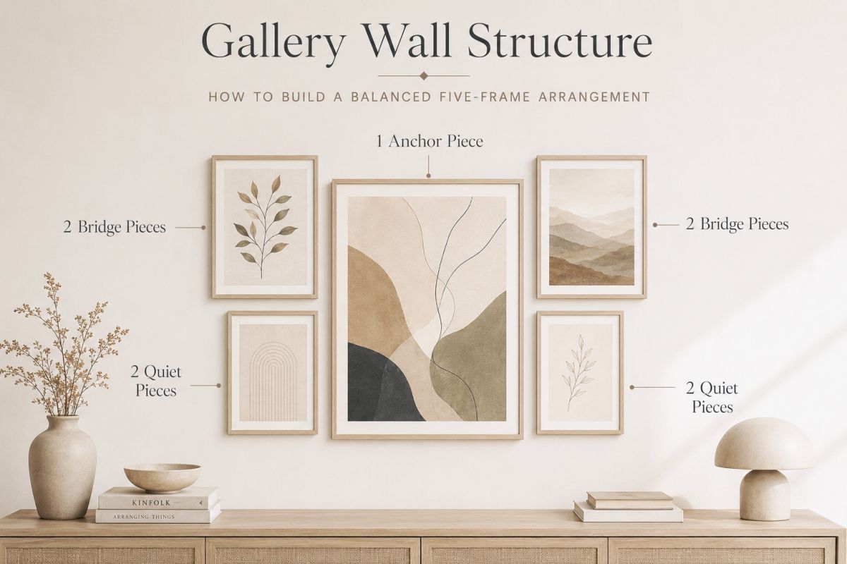 Neutral Printable Wall Art For Calm Minimal And Modern Interiors Gallery Wall Structure Guide