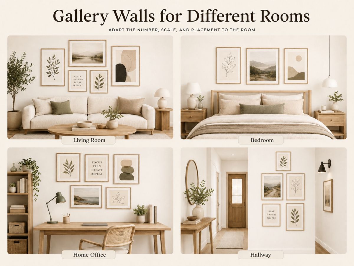 Printable Gallery Wall Ideas Gallery Wall Ideas For Every Room