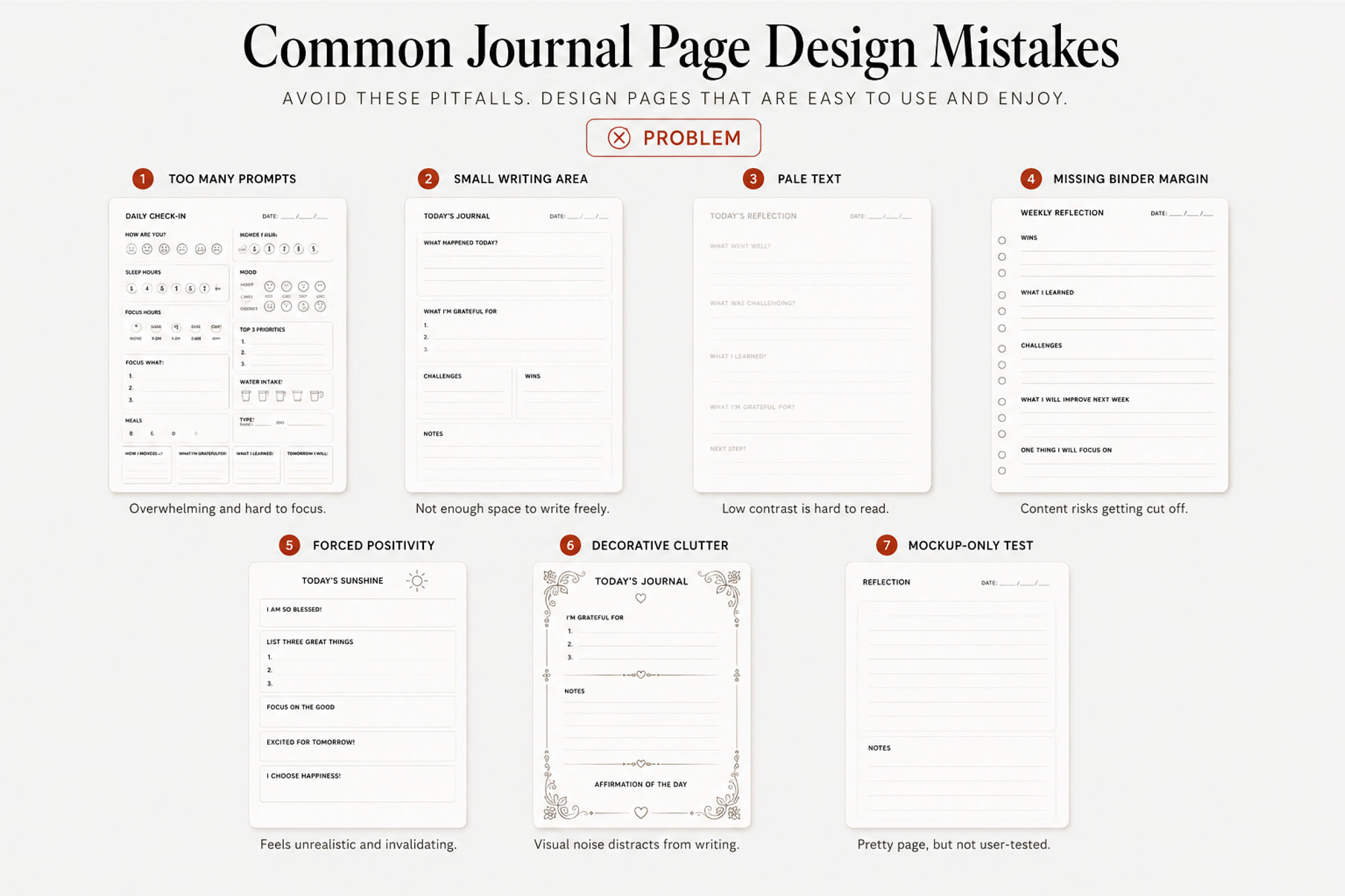 Printable Journal Pages Layout Ideas For Personal And Creative Use Preview8  Common Journal Page Design Mistakes 1