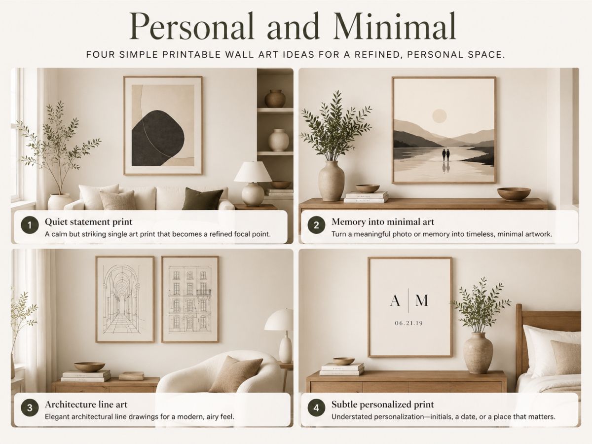 Printable Wall Art Ideas Create A Quiet Statement Print