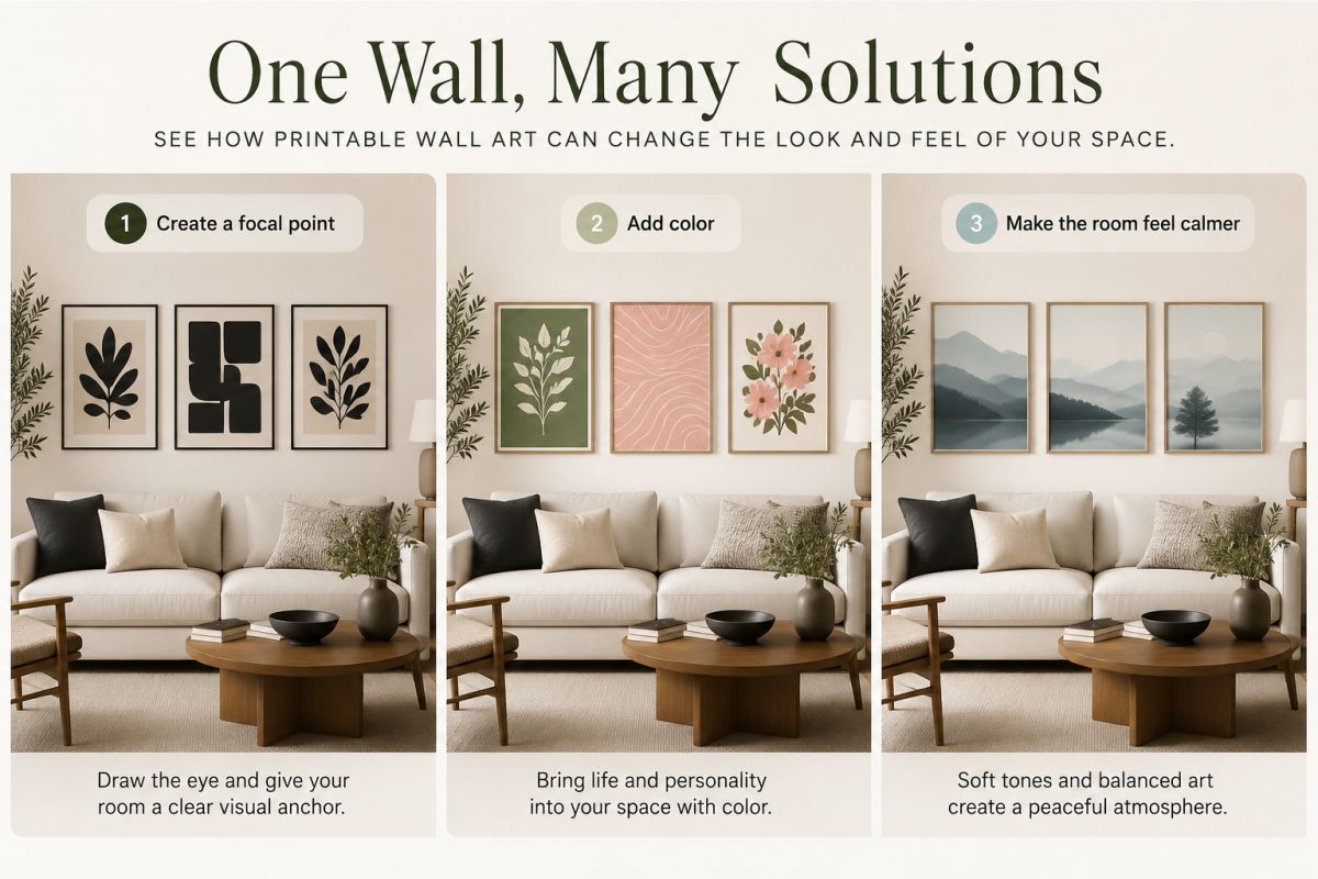 Printable Wall Art Ideas For Different Rooms And Styles