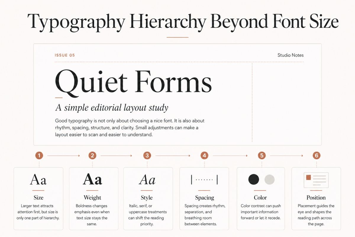 Typography Mistakes That Make Good Designs Look Unfinished Typography Hierarchy Design Lesson