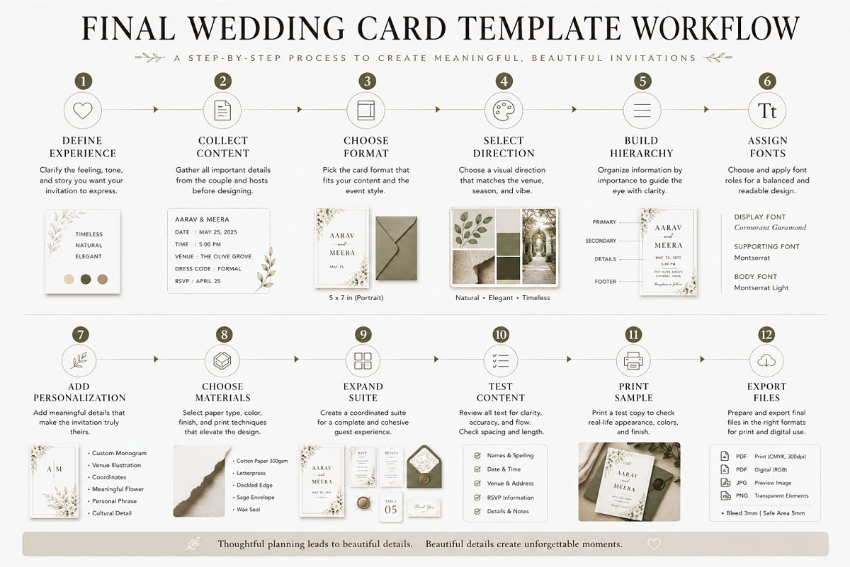 Wedding Card Template Ideas For Beautiful Printable Invitations Preview10 Final Wedding Card Template Workflow