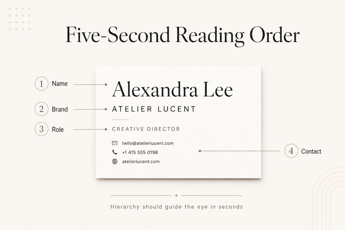 Business Card Typography Tips For Strong First Impressions 2