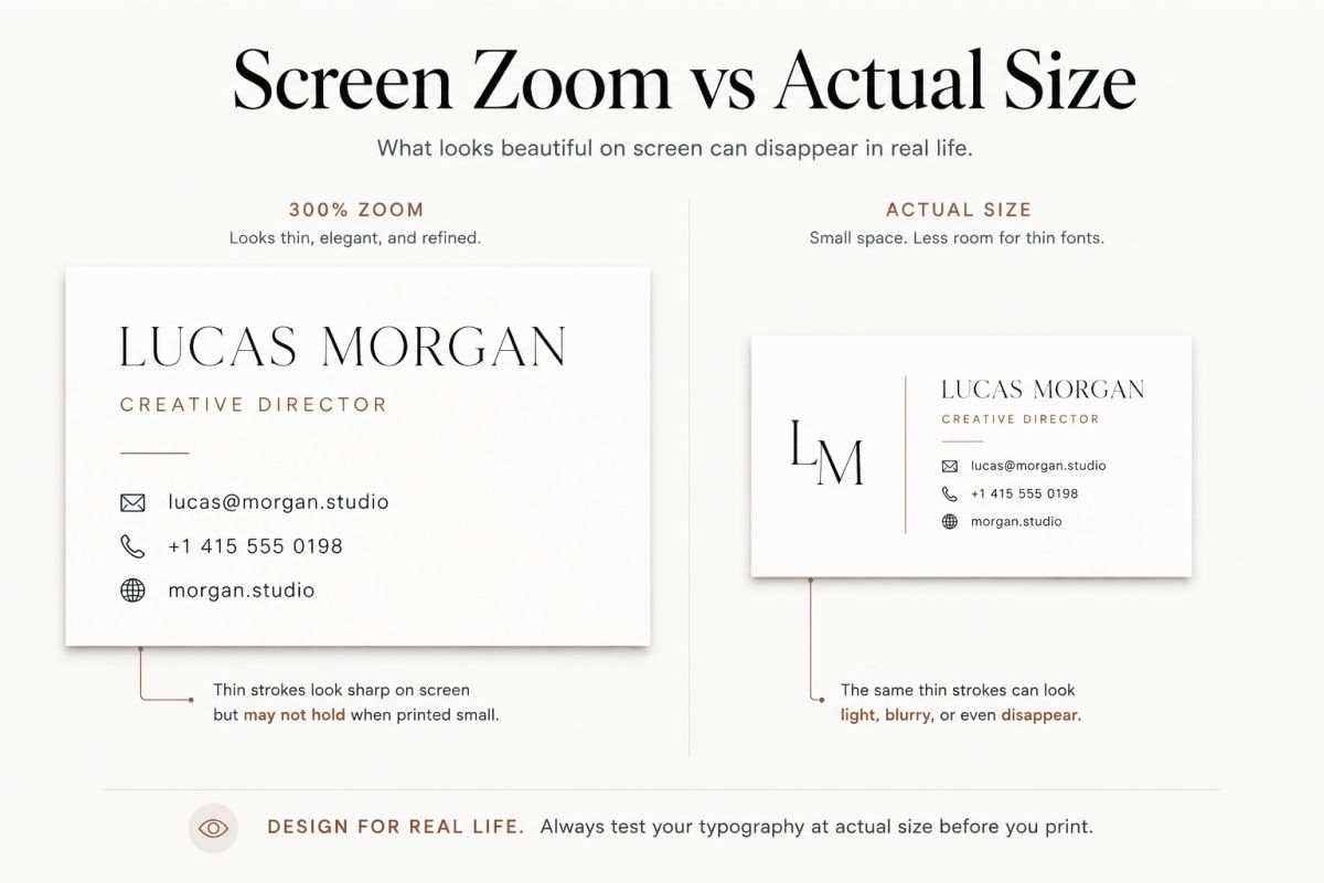 Business Card Typography Tips For Strong First Impressions 8