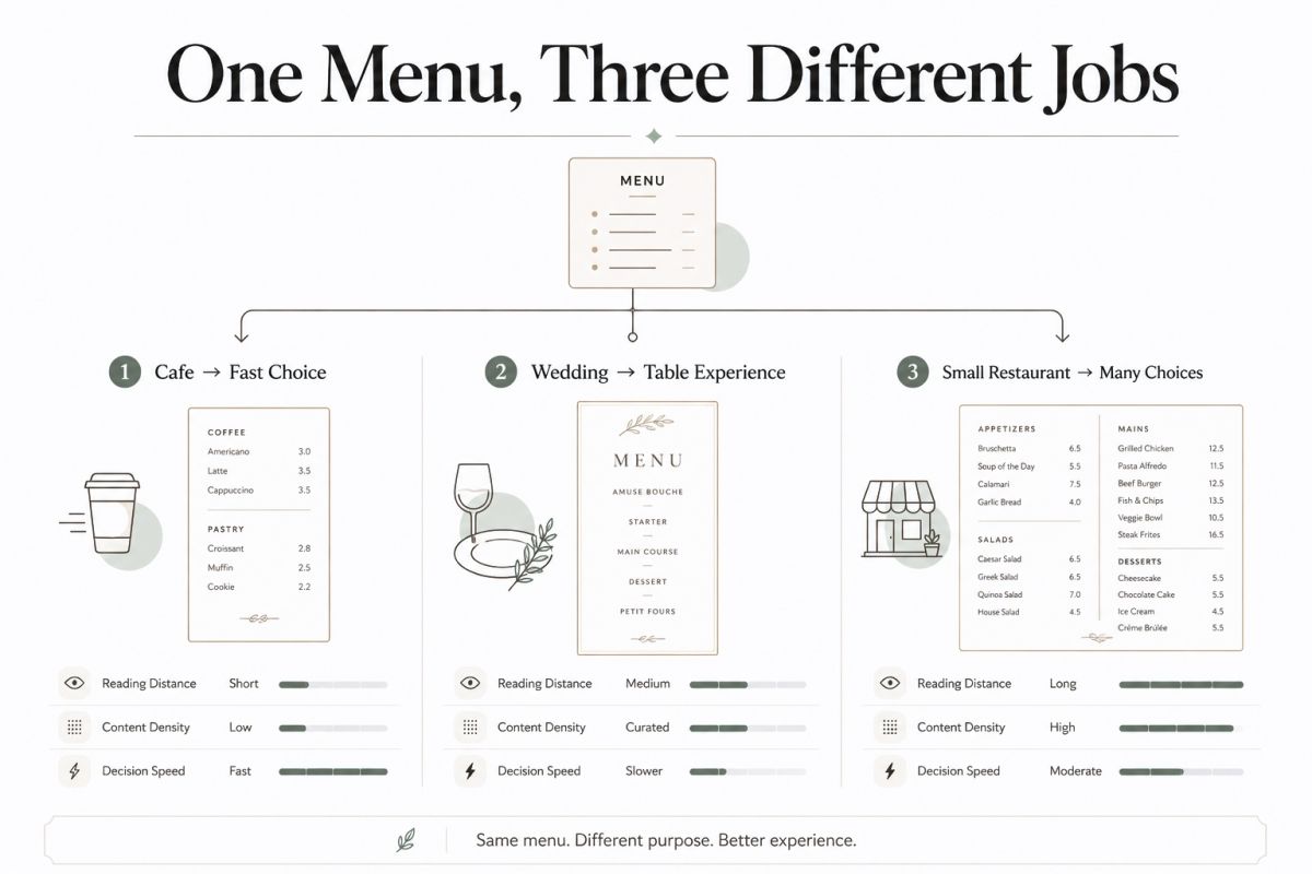 Canva Menu Template Ideas For Cafes Weddings And Small Restaurants 1