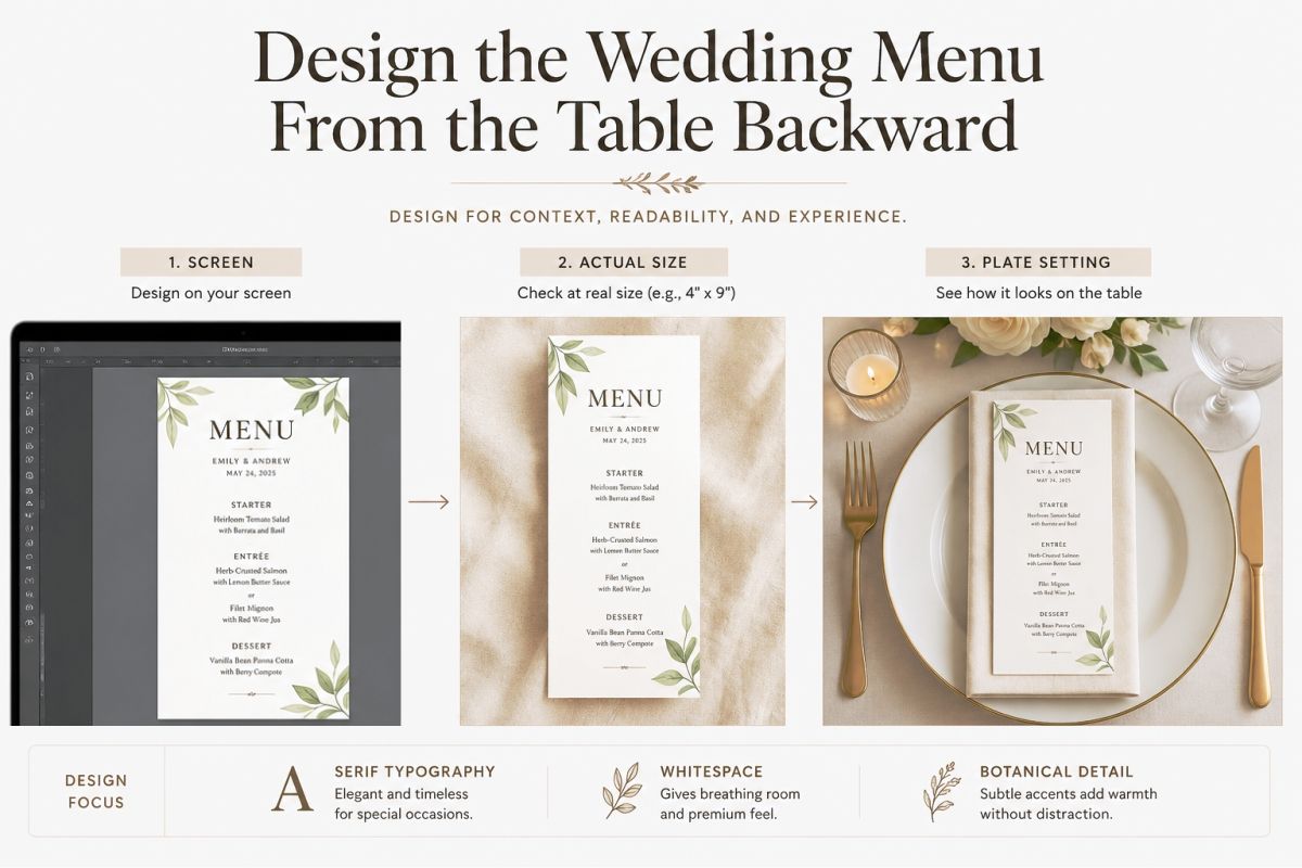 Canva Menu Template Ideas For Cafes Weddings And Small Restaurants 4