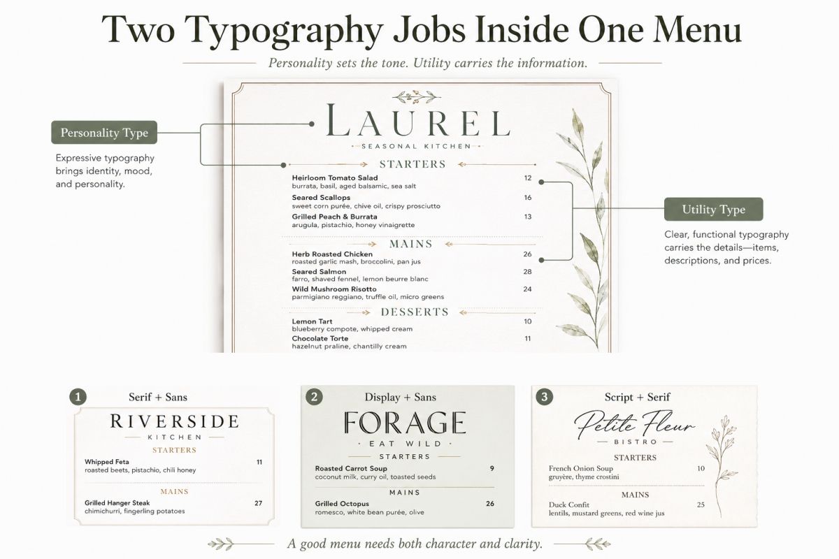 Canva Menu Template Ideas For Cafes Weddings And Small Restaurants 6