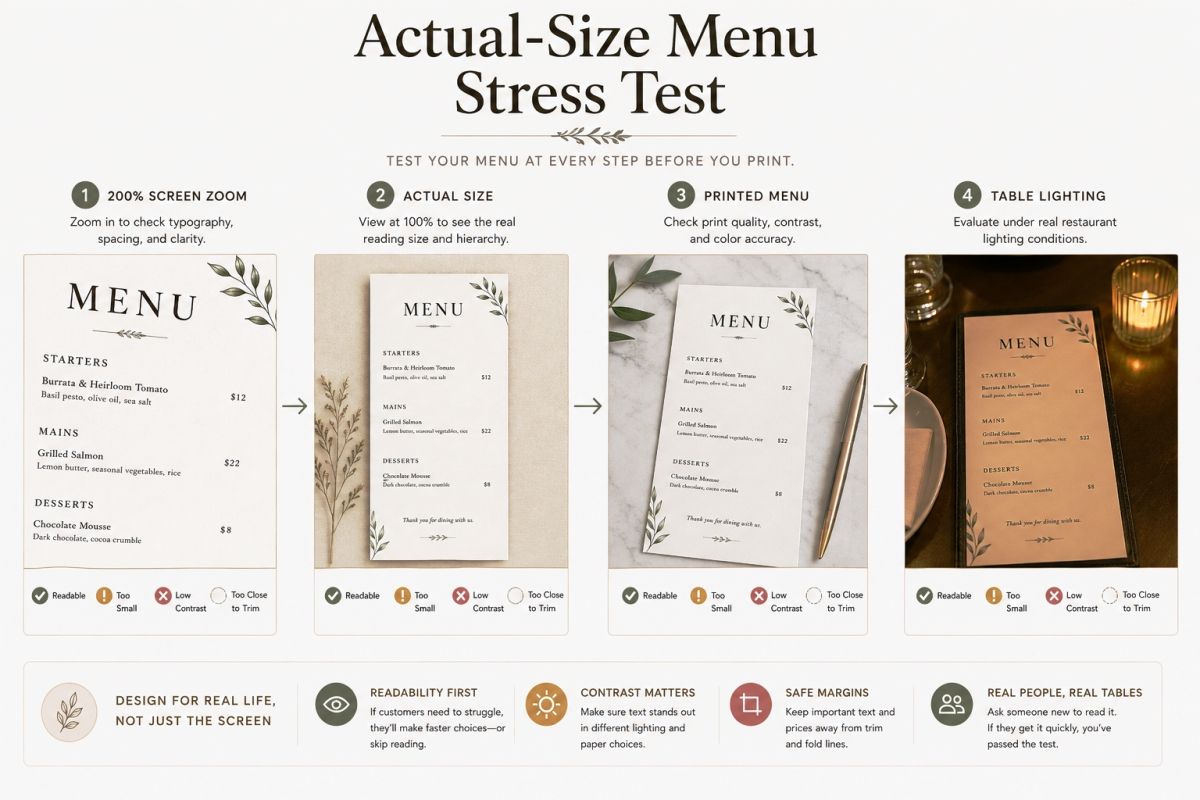 Canva Menu Template Ideas For Cafes Weddings And Small Restaurants 8