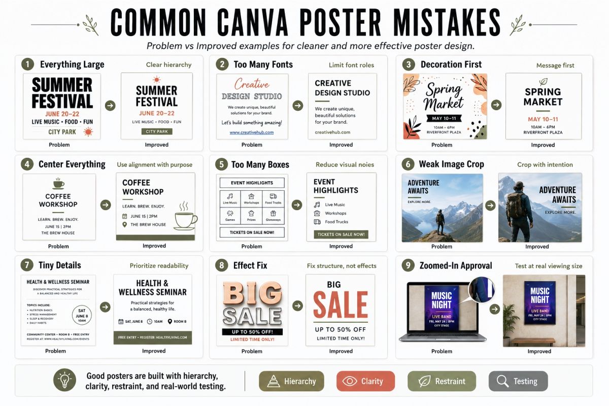 Common Canva Poster Mistakes