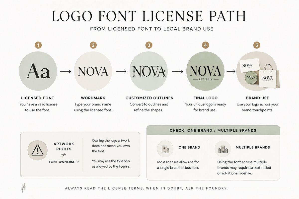 Commercial Font Usage Guide For Logos Merch Websites And Client Work 2