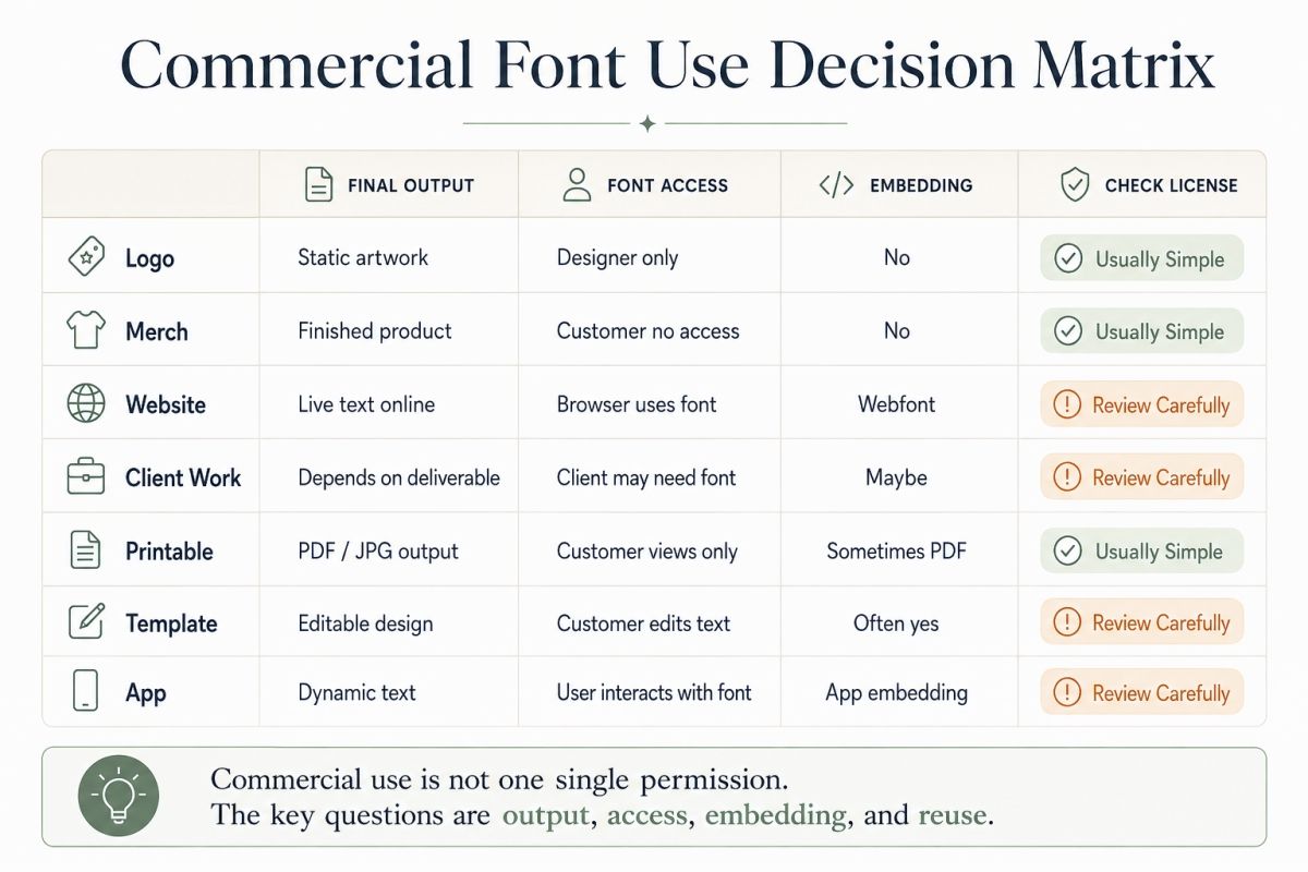 Commercial Font Usage Guide For Logos Merch Websites And Client Work 8