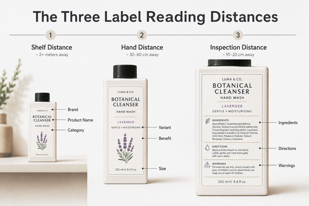Font Pairing For Product Labels How To Balance Beauty And Readability Preview1 The Three Label Reading Distances