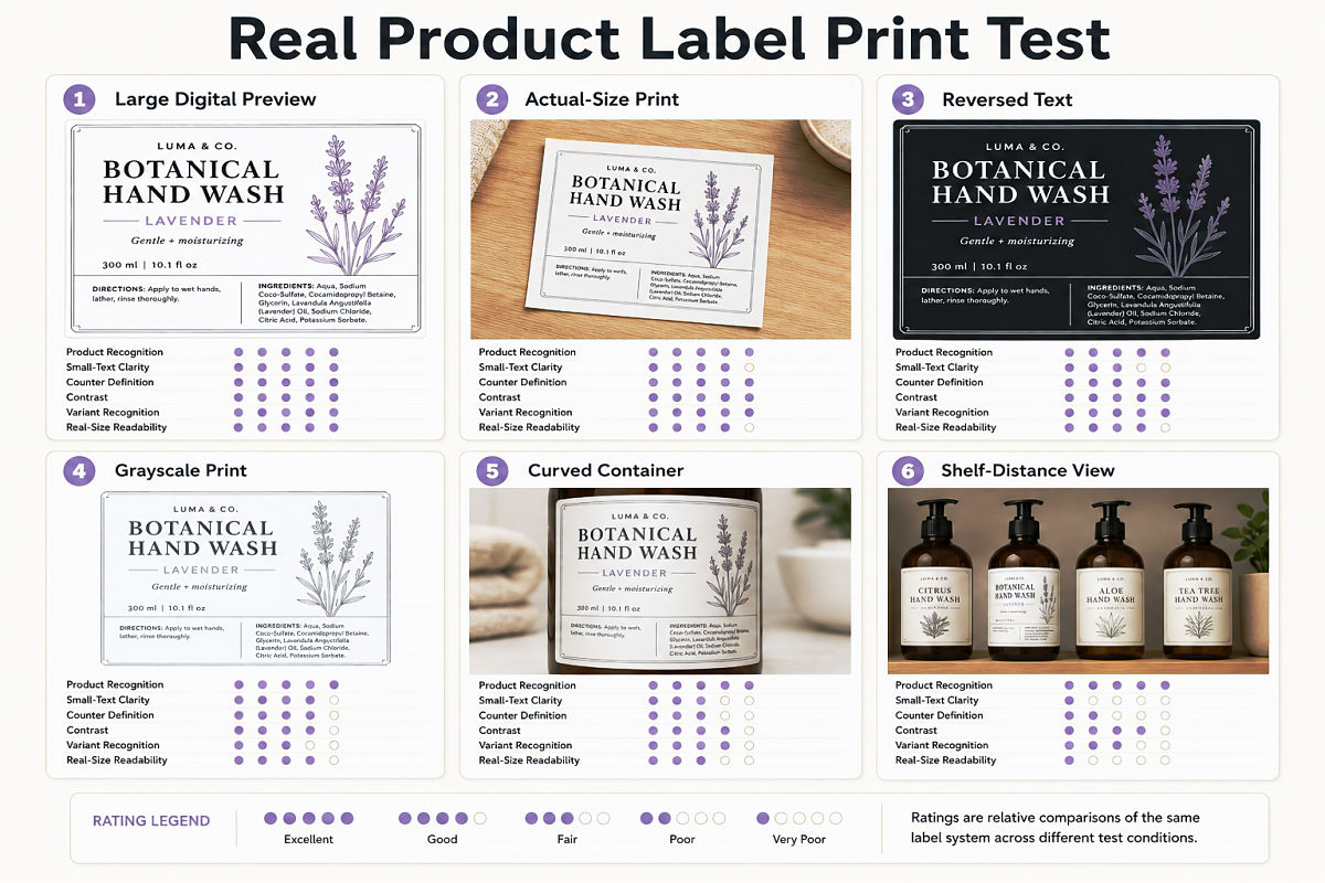 Font Pairing For Product Labels How To Balance Beauty And Readability Preview7 Real Product Label Print Test 1