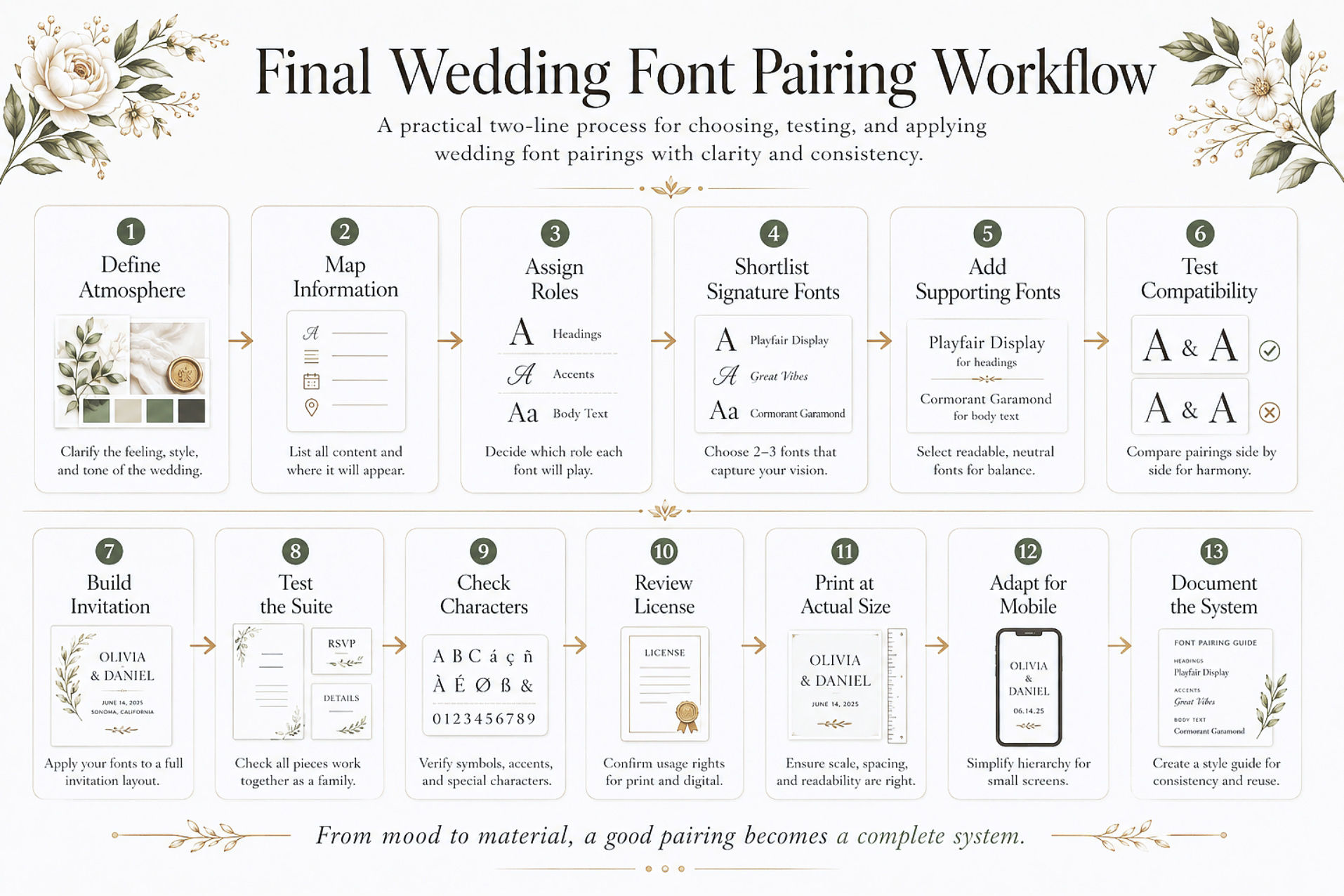 Font Pairing For Wedding Invitations Elegant Combinations Preview9 Final Wedding Font Pairing Workflow
