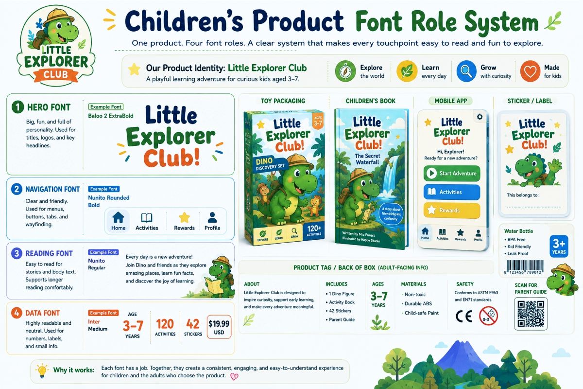 Fonts For Childrens Products Cute Playful And Easy To Read Choices Preview6  Childrens Product Font Role System