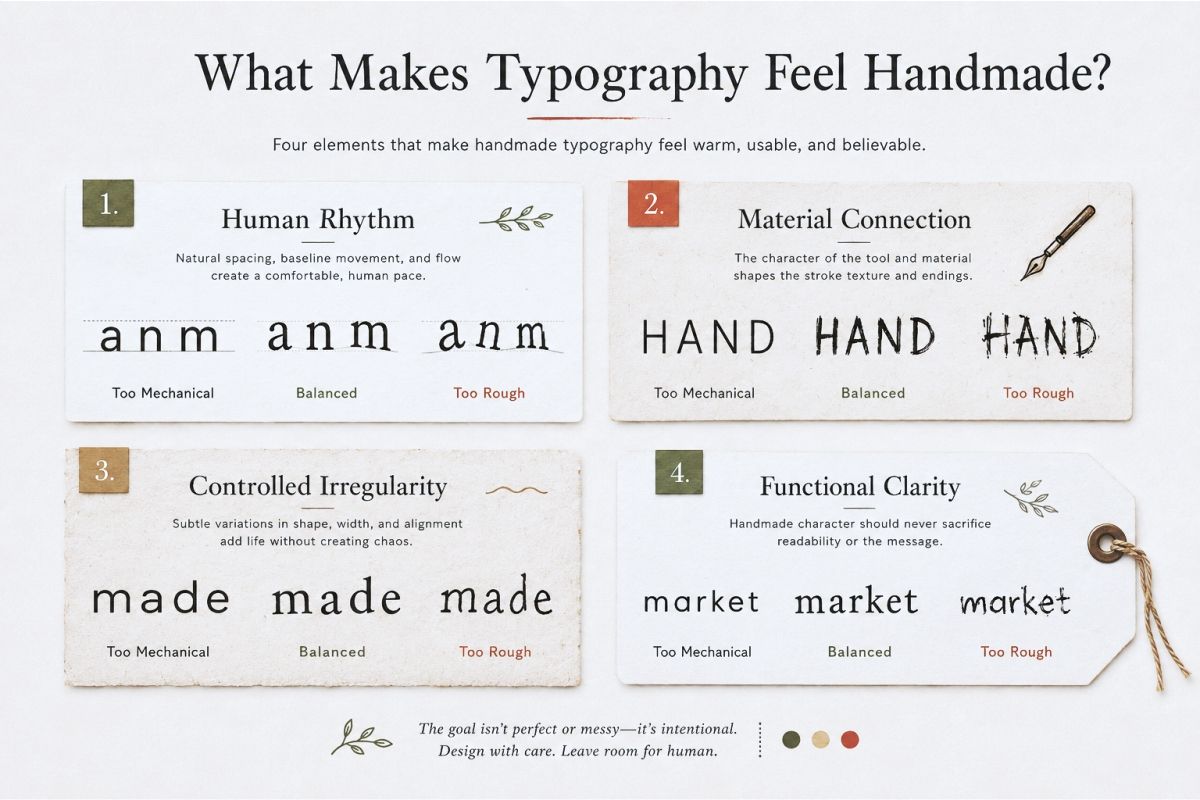 Fonts For Handmade Brands Warm Personal And Authentic Styles Preview2 What Makes Typography Feel Handmade