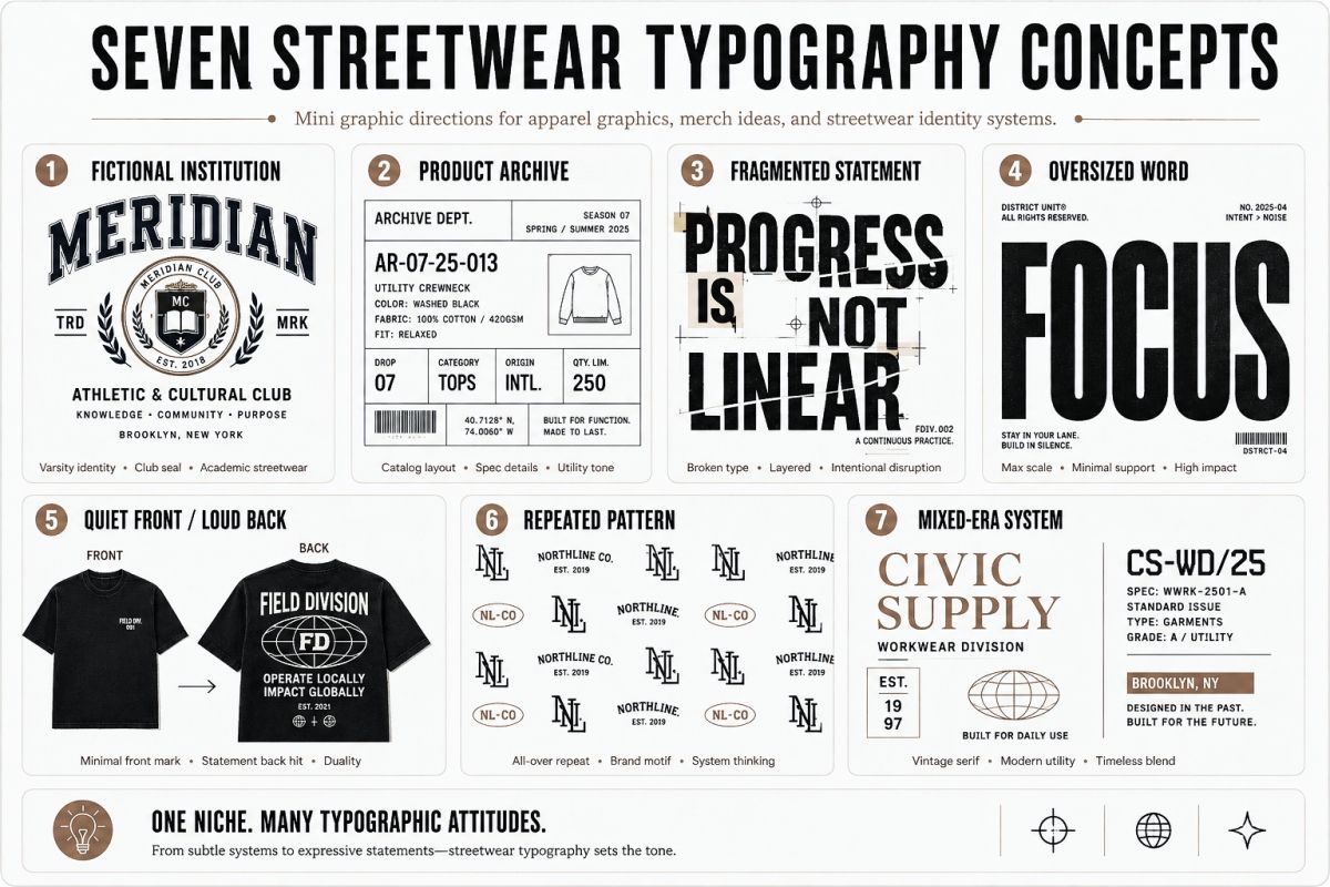 Fonts For Streetwear Designs Bold Type Ideas For Apparel Graphics Preview6  Seven Streetwear Typography Concepts