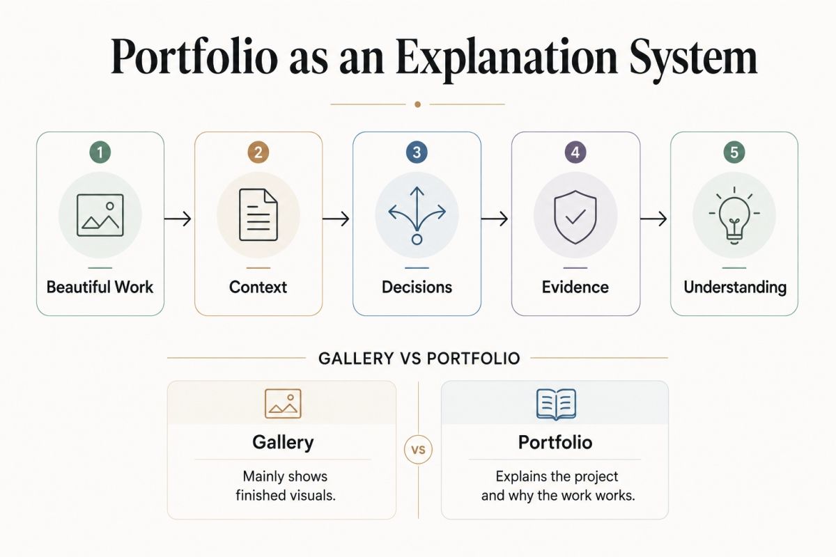 Portfolio as an Explanation System