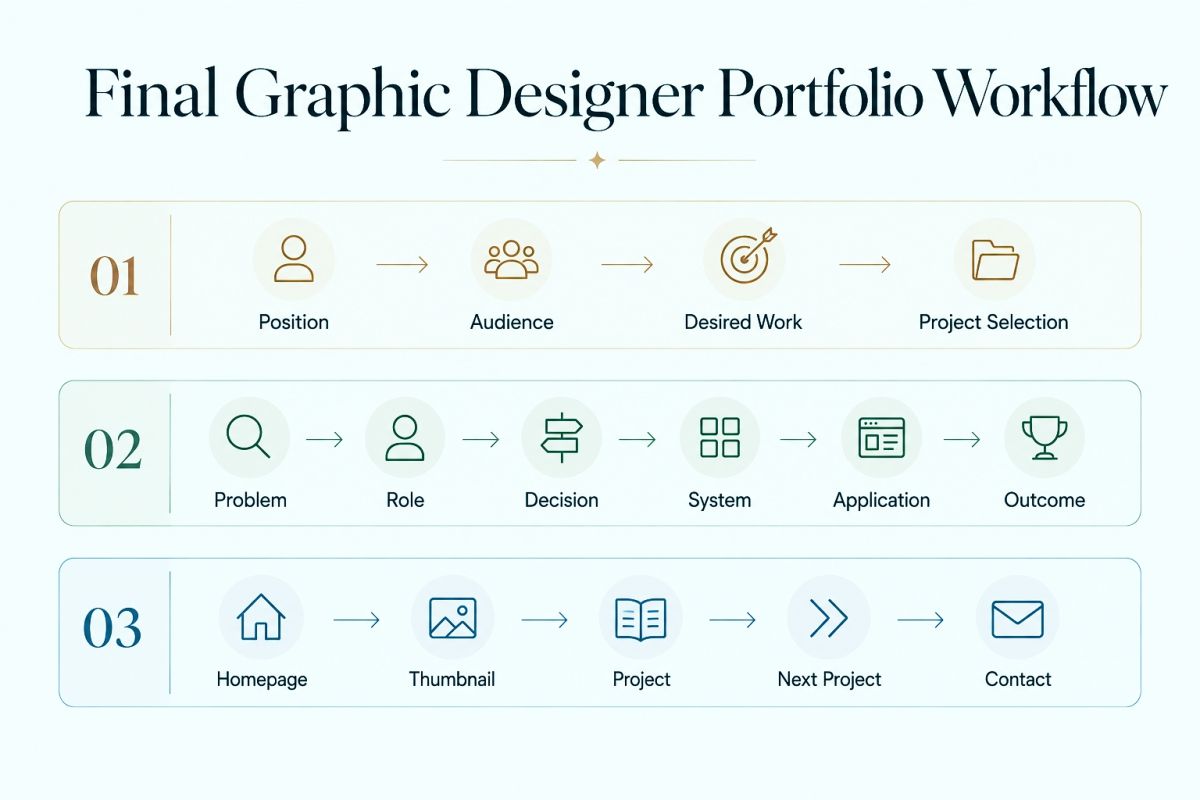 Final Graphic Designer Portfolio Workflow