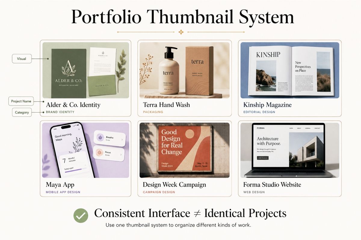 Portfolio Thumbnail System
