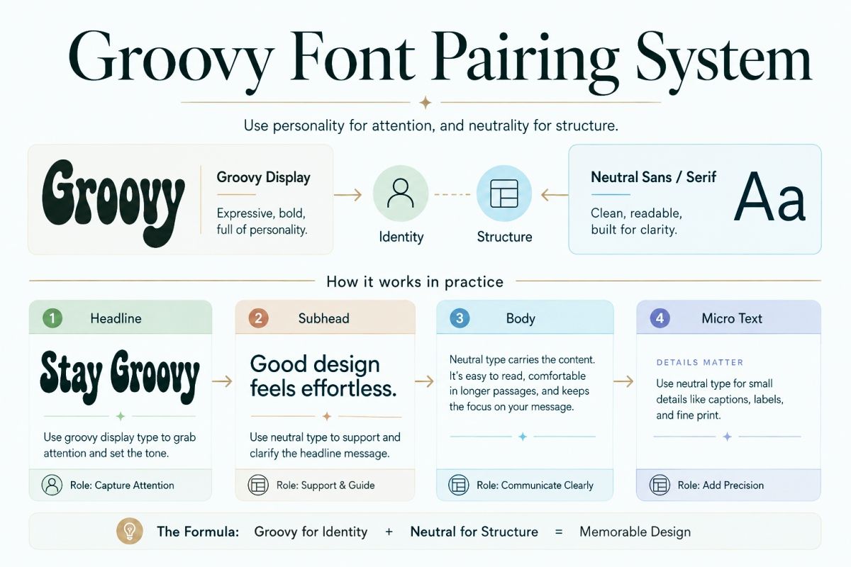 Groovy Font Pairing System.