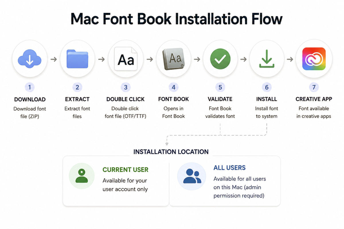 How To Install Fonts On Windows Mac Canva And Creative Apps 4