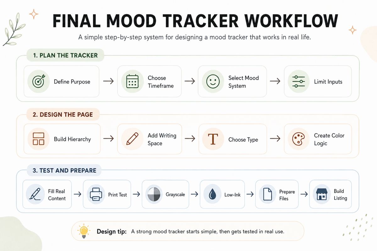 Mood Tracker Printable Ideas For Journaling And Self Care Pages 10 Final Mood Tracker Workflow