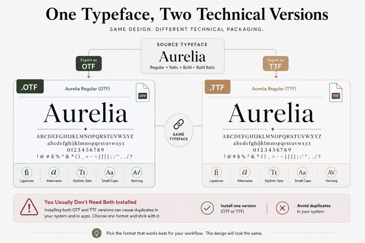 Otf Vs Ttf Fonts Simple Differences For Designers And Canva Users 5
